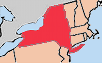Modern boundaries of New York