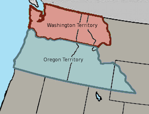 1853 Washington Territory