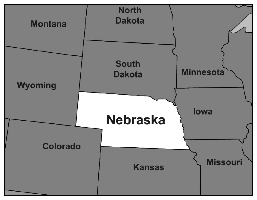 Nebraska and surrounding states