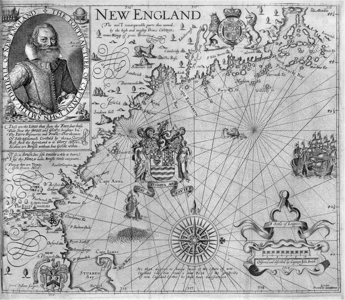 John Smith’s Map of “New England”