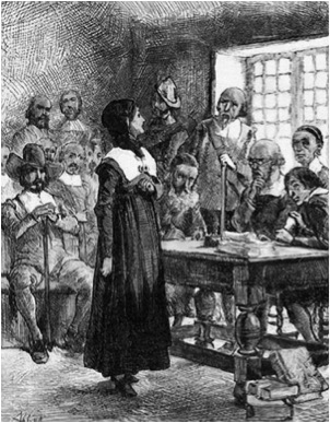 Anne Hutchinson on trial