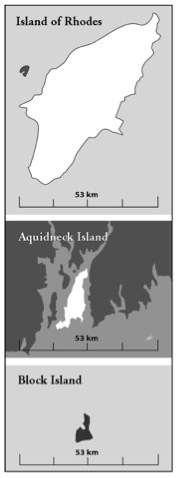 Three islands sizes
