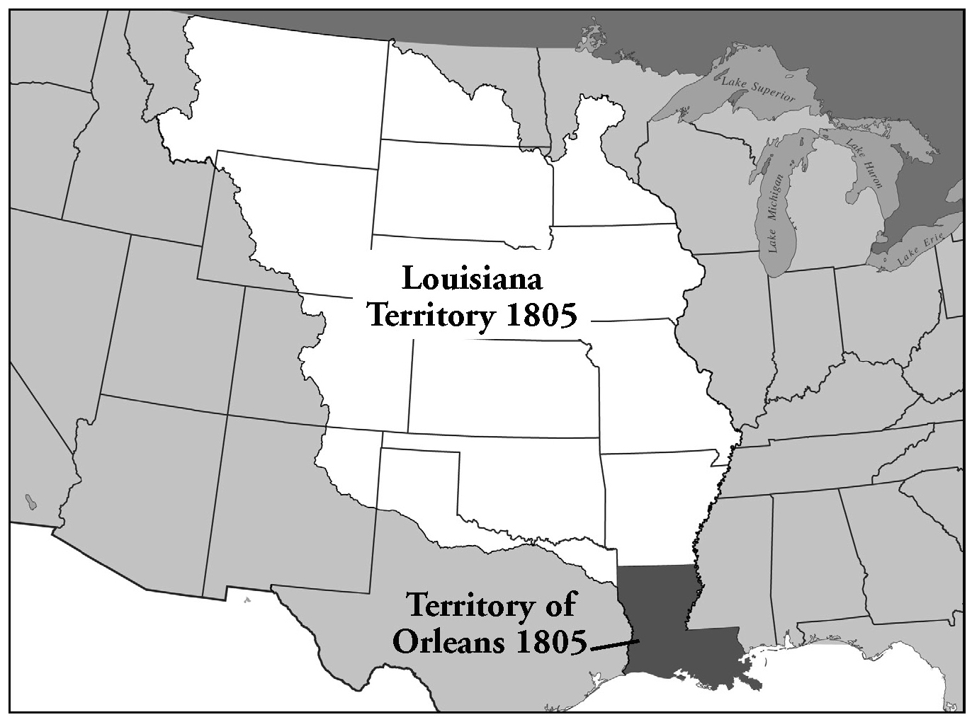 Louisian and Orleans Territories
