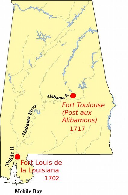 French Forts in Alabama